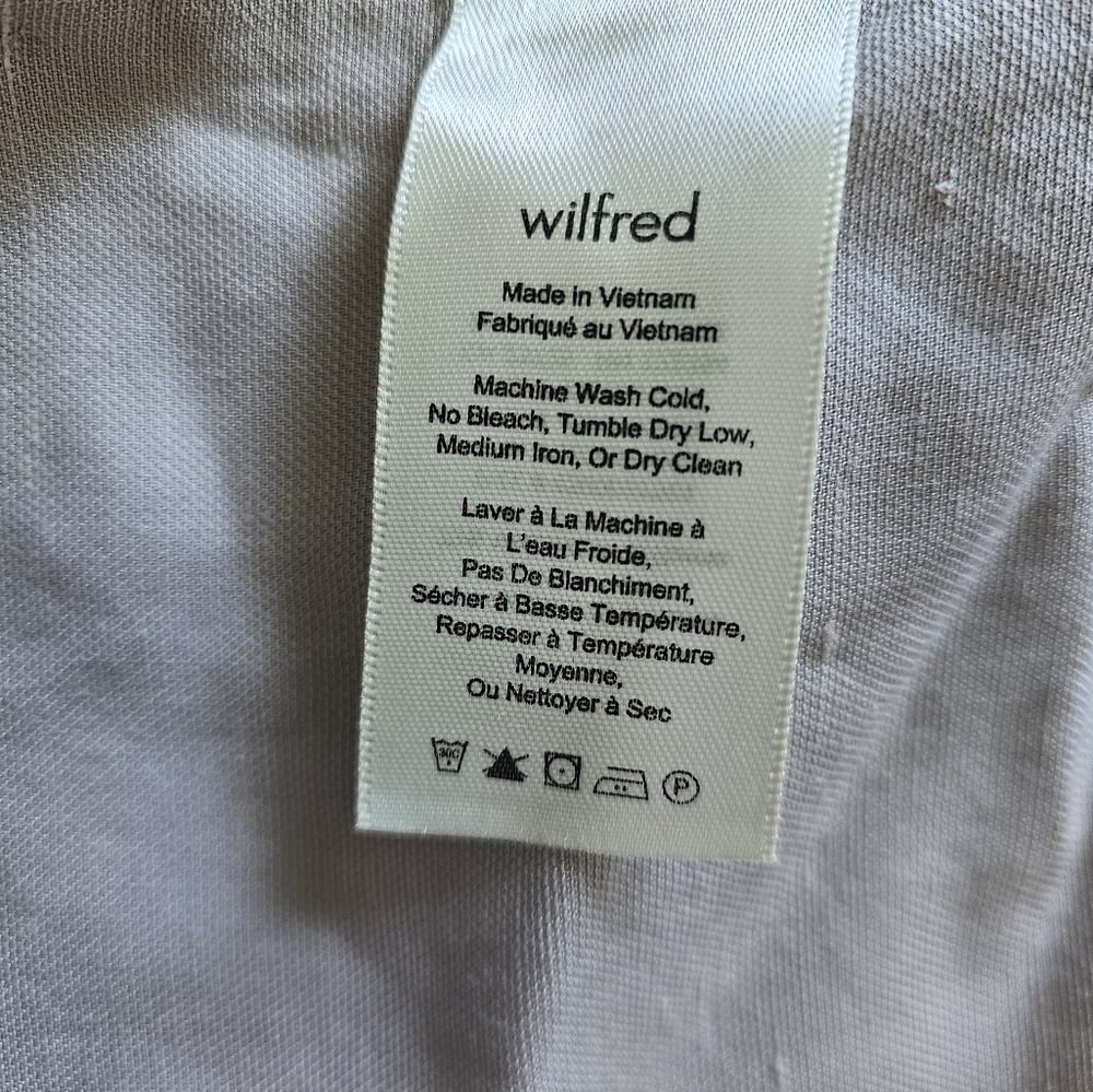 Aritzia Wilfred Mistral  Cross Strap open Back Top Taupe Size XS - Picture 10 of 13